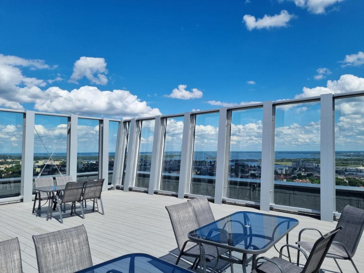 JBHotels Apartament Comfort Hanza Tower Stettino Esterno foto